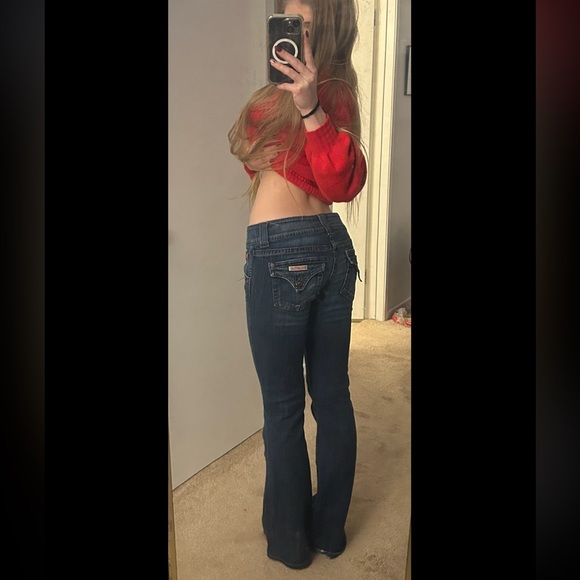 Y2k low rise Hudson women bootcut jeans - Picture 2 of 10